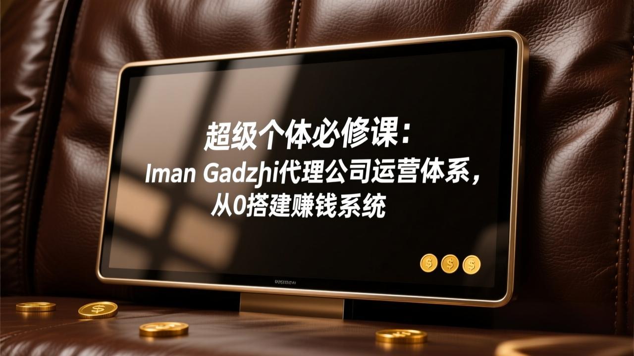 超级个体必修课：Iman Gadzhi代理公司运营体系，从0搭建赚钱系统