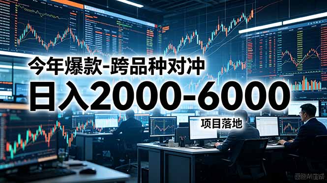今年爆款-跨品种对冲日入2000-6000,项目落地!