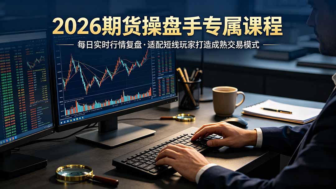 货操盘手专属课程-更新7月11，每日实时行情复盘，适配短线玩家打造成熟交易模式